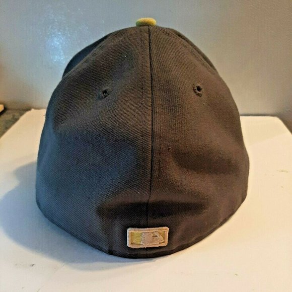 Detroit Tigers Hat Baseball Cap Fitted 7 1/2 New Era Gray Green MLB As Is - Picture 4 of 12